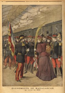 El regreso del 200º regimiento del Coronel Brice Bizot a Port Vendor de Unknown artist