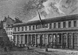 La escuela de medicina en París creada en 1768 por el arquitecto Gouin. En 