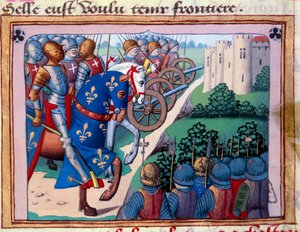 El asedio del Castillo Gaillard encargado por Carlos VII de Unknown artist