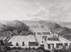 Baños termales de Ostia Antica, Italia, siglo XIX de Unknown artist