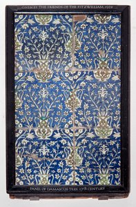 Panel de azulejos, c. 1550-1699 de Unknown artist