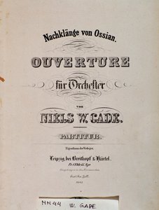 Página de título de la partitura de Souvenirs D