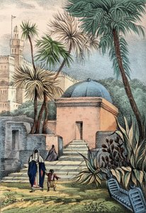 Tumbas de los habitantes moros de Argel en un cementerio de Bab-el-Oued de Unknown artist
