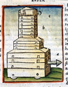Tortuga, tanque - en “De architectura” de Vitruvio de 1630 de Unknown artist