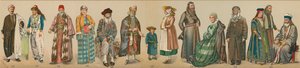 Trajes tradicionales del pueblo judío, de 