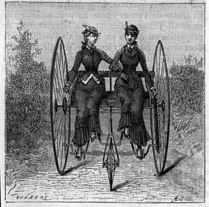 Triciclos en la Exposición del Stanley Club en Londres, Inglaterra de Unknown artist