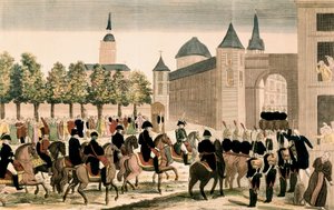 Entrada triunfal de las tropas de Napoleón en Madrid, 4 de diciembre de 1808 de Unknown artist