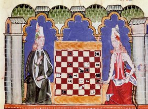 Dos mujeres jugando al ajedrez