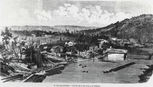 EE.UU.: El país del petróleo en Pensilvania, Valle de Oil Creek de Unknown artist
