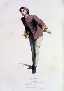 Urbain en “los espíritus” (por Pierre de Larivey en 1579), en “El teatro francés en los siglos XVI y XVII anteriores a Molière” por Edouard Fournier. de Unknown artist