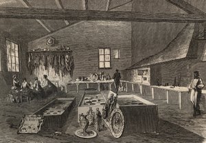 Vista de los talleres de galvanoplastia del Sr. Gueyton. de Unknown artist