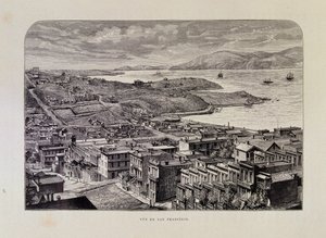 Vista de San Francisco en el siglo XIX de Unknown artist
