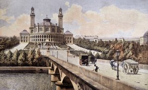 Vista del Palais du Trocadero (París) en 1898 de Unknown artist
