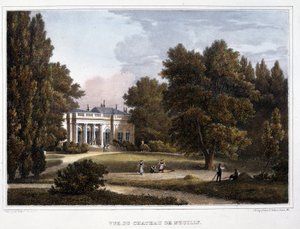 Vista del castillo de Neuilly de Unknown artist
