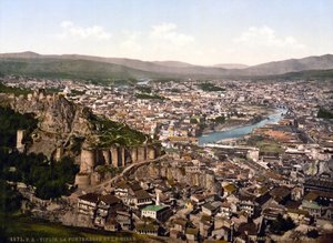 Vista de Tiflis, capital de la república de Georgia de Unknown artist