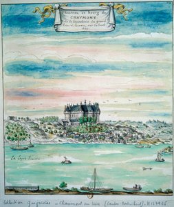 Vista del castillo de Chaumont-sur-Loire de Unknown artist