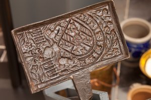Plancha para gofres, último cuarto del siglo XIX