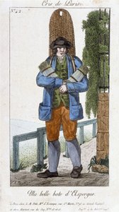 Vendedor ambulante de espárragos - en “Cris de Paris”, principios del siglo XIX de Unknown artist