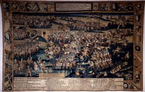 Guerra de Religiones: La Batalla de Jarnac, muerte de Luis I de Borbón, Príncipe de Condé de Unknown artist