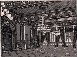 Washington, Estados Unidos: vista del Salón Este, Casa Blanca de Unknown artist