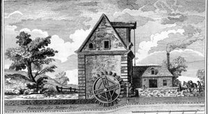 Molino de agua (grabado) de Unknown artist