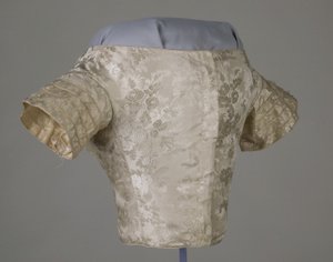 Cuerpo del vestido de novia (vista oblicua trasera) de Unknown artist