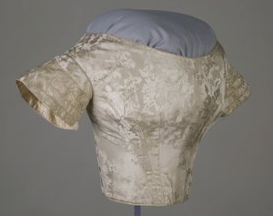 Cuerpo del vestido de novia (vista oblicua frontal) de Unknown artist
