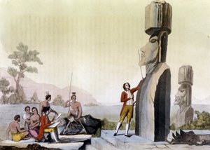 Occidentales (incluyendo a Jean-Francois Galaup, Conde de La Perouse). de Unknown artist