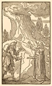 Cuando los cristianos escuchan al hombre carnal... de El progreso del peregrino de este mundo, al que está por venir de John Bunyan (1628-1688) El Sr. Mundano sugiere que el cristiano puede deshacerse de su carga en de Unknown