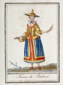 Mujer de Brabante (Bélgica) de Unknown artist