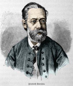 Retrato de Bedrich Smetana (1824-1884), compositor y pianista checo de Unknown artist