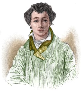 Retrato de Christian Johann Heinrich Heine (1797-1856), poeta y periodista alemán de Unknown artist