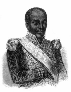 Retrato de Faustin Soulouque (1782-1867), presidente (1847-1849) y emperador (1849-1859) de Haití bajo el nombre de Faustin I de Unknown artist