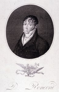 Retrato del tenor italiano Domenico Ronconi de Unknown artist