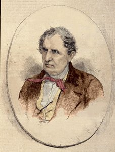 Retrato de James Fenimore Cooper (1789-1851), novelista estadounidense.