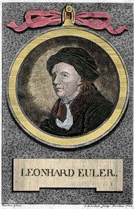 Retrato de Leonhard Euler. Matemático suizo (1707-1783).
