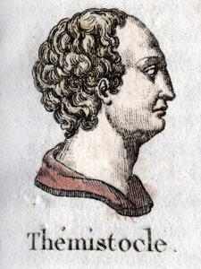 Retrato de Temístocles. Estadista y general ateniense (c. 525 a.C. - c. 460 a.C.). Grabado de 1822. de Unknown artist