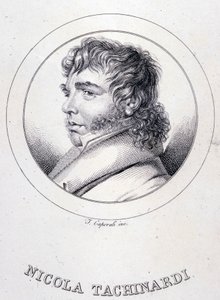 Retrato del tenor italiano Tachinardi (Nicola Tacchinardi) (Livorno) de Unknown artist