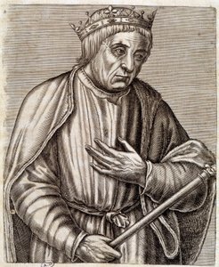 Retrato del rey de Polonia Casimiro III el Grande. 1310-1370. grabado del siglo XVII. de Unknown artist