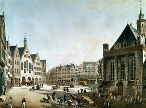 La ciudad de Frankfurt am Main a principios del siglo XIX de Unknown artist