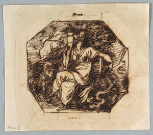 Dibujo, Ceres, hacia 1810 de Unknown artistUnknown artist
