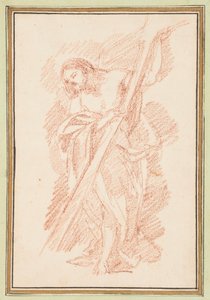 Dibujo, Cristo de pie, hacia 1759-70 de Unknown artistUnknown artist
