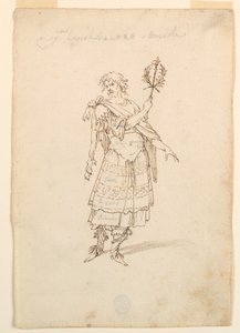 Dibujo, Vestuario: Valor y Música para un Ballet, ca. 1720 de Unknown artistUnknown artist