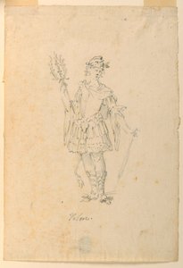 Dibujo, Vestuario: Valor para un ballet, ca. 1720 de Unknown artistUnknown artist