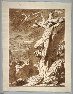 Dibujo, Crucifixión, 1815-1825 de Unknown artistUnknown artist