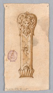 Dibujo, Diseño de un asa, Siglos XVII-XIX de Unknown artistUnknown artist