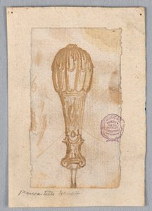 Dibujo, Diseño de un asa, Siglos XVII-XIX de Unknown artistUnknown artist