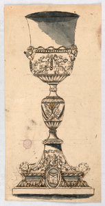 Dibujo, Diseño para un cáliz, siglos XVII-XIX de Unknown artistUnknown artist