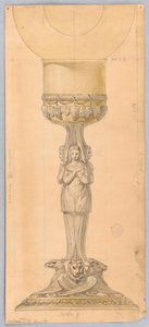 Dibujo, Diseño para un cáliz, 1825-1850