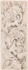 Grabado, Ornamentos o grotescos (Grotesque Ornament), ca. 1653 de Unknown artistUnknown artist